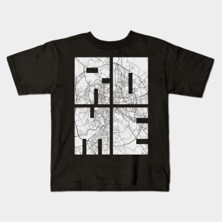 Rome, Italy City Map Typography - Light Kids T-Shirt